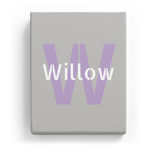 Willow Overlaid on W - Stylistic