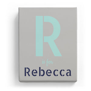 R is for Rebecca - Stylistic