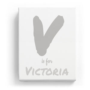 V is for Victoria - Artistic