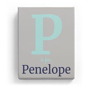 P is for Penelope - Classic
