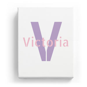 Victoria Overlaid on V - Stylistic