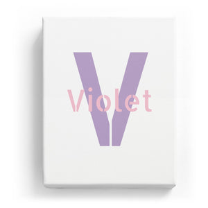 Violet Overlaid on V - Stylistic