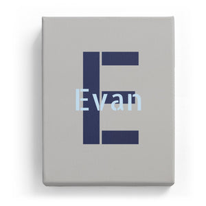Evan Overlaid on E - Stylistic