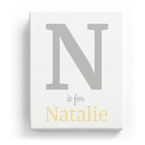 N is for Natalie - Classic
