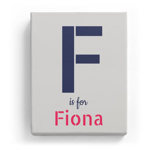 F is for Fiona - Stylistic