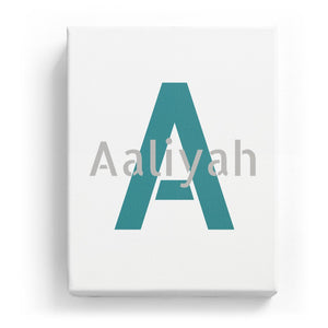 Aaliyah Overlaid on A - Stylistic