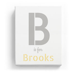B is for Brooks - Stylistic