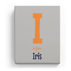 I is for Iris - Cartoony