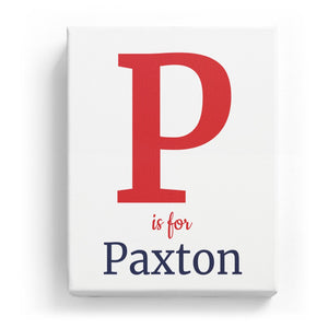 P is for Paxton - Classic