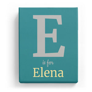 E is for Elena - Classic