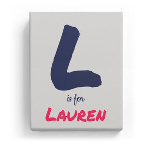 L is for Lauren - Artistic