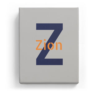 Zion Overlaid on Z - Stylistic