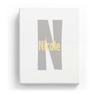 Nicole Overlaid on N - Cartoony