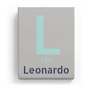 L is for Leonardo - Stylistic