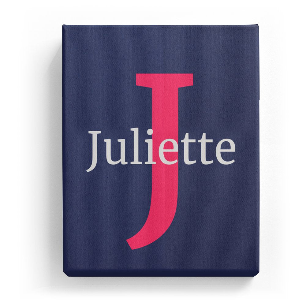 Juliette's Personalized Canvas Art