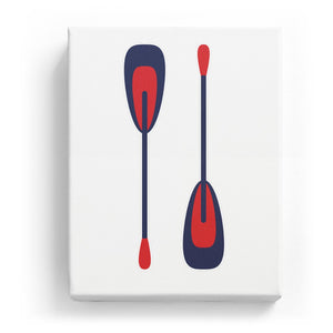 Vertical Oars - No Background (Mirror Image)