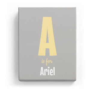 A is for Ariel - Cartoony