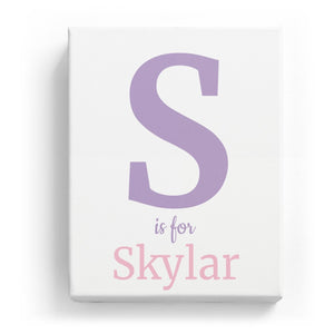 S is for Skylar - Classic