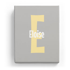 Eloise Overlaid on E - Cartoony
