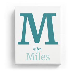 M is for Miles - Classic