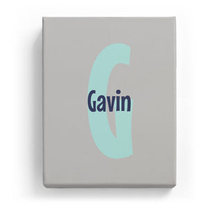 Gavin Overlaid on G - Cartoony
