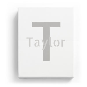 Taylor Overlaid on T - Stylistic