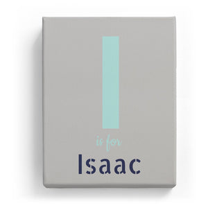 I is for Isaac - Stylistic