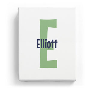 Elliott Overlaid on E - Cartoony