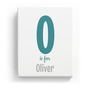 O is for Oliver - Cartoony