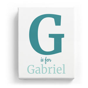 G is for Gabriel - Classic