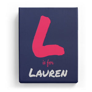 L is for Lauren - Artistic