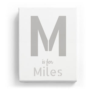 M is for Miles - Stylistic