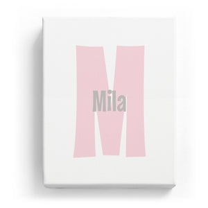 Mila Overlaid on M - Cartoony