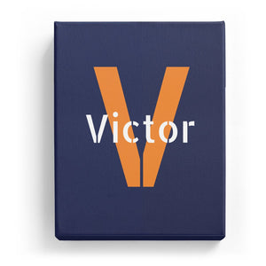 Victor Overlaid on V - Stylistic