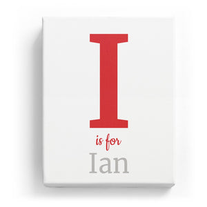I is for Ian - Classic