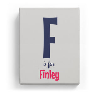 F is for Finley - Cartoony