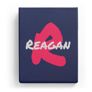 Reagan Overlaid on R - Artistic