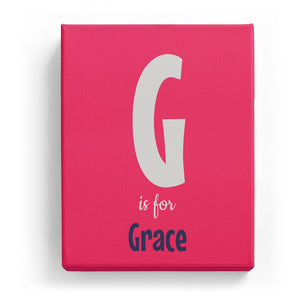 G is for Grace - Cartoony