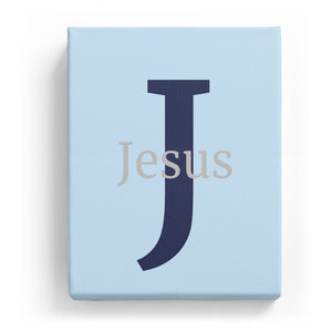 Jesus Overlaid on J - Classic