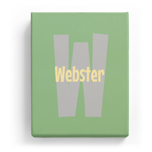 Webster Overlaid on W - Cartoony