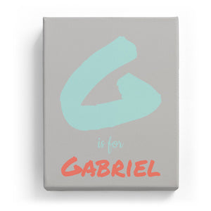 G is for Gabriel - Artistic