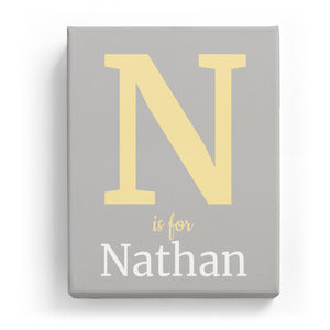 N is for Nathan - Classic