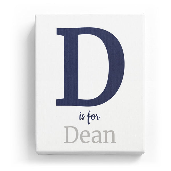 D is for Dean - Classic