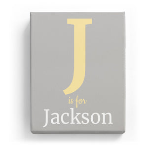 J is for Jackson - Classic