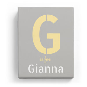 G is for Gianna - Stylistic
