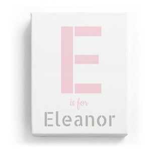 E is for Eleanor - Stylistic