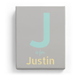 J is for Justin - Stylistic