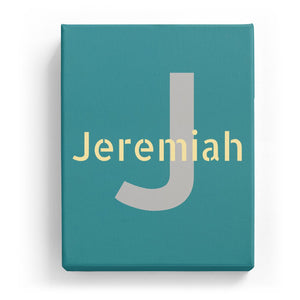 Jeremiah Overlaid on J - Stylistic