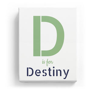 D is for Destiny - Stylistic