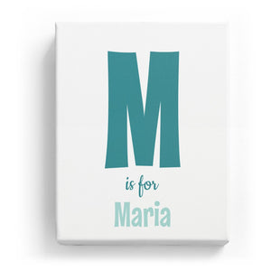 M is for Maria - Cartoony